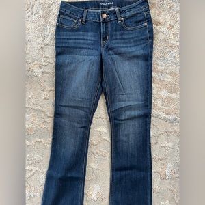 Maurice’s Jeans Bootcut dark wash, medium rise, size 8 regular